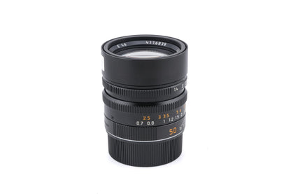 Leica 50mm f1.4 Summilux-M ASPH. (Type I) (Black, 11891 / 11716)