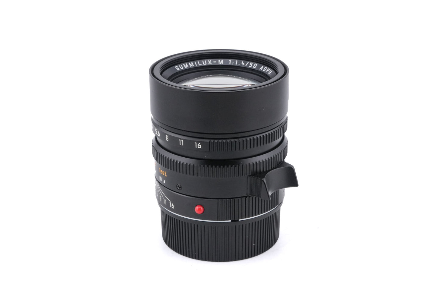 Leica 50mm f1.4 Summilux-M ASPH. (Type I) (Black, 11891 / 11716)