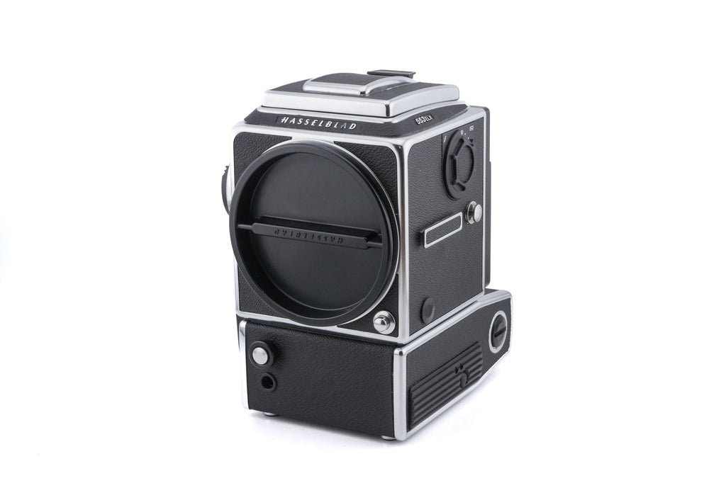 Hasselblad 553ELX (Silver, 10167) + Waist Level Finder (New / Chrome, 42315) + Standard Focusing Screen (42161)