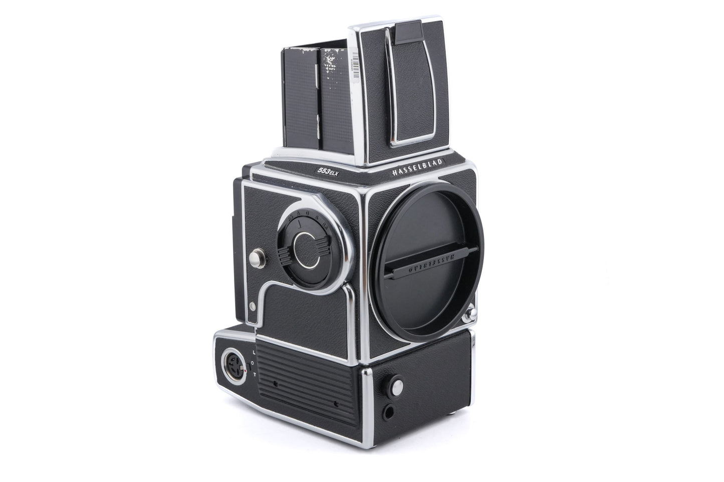 Hasselblad 553ELX (Chrome, 10067) + Waist Level Finder (New / Chrome, 42315) + Standard Focusing Screen (42161)