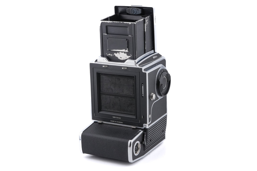 Hasselblad 553ELX (Silver, 10167) + Waist Level Finder (New / Chrome, 42315) + Standard Focusing Screen (42161)