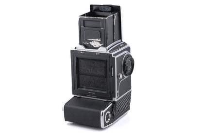 Hasselblad 553ELX (Chrome, 10067) + Waist Level Finder (New / Chrome, 42315) + Standard Focusing Screen (42161)