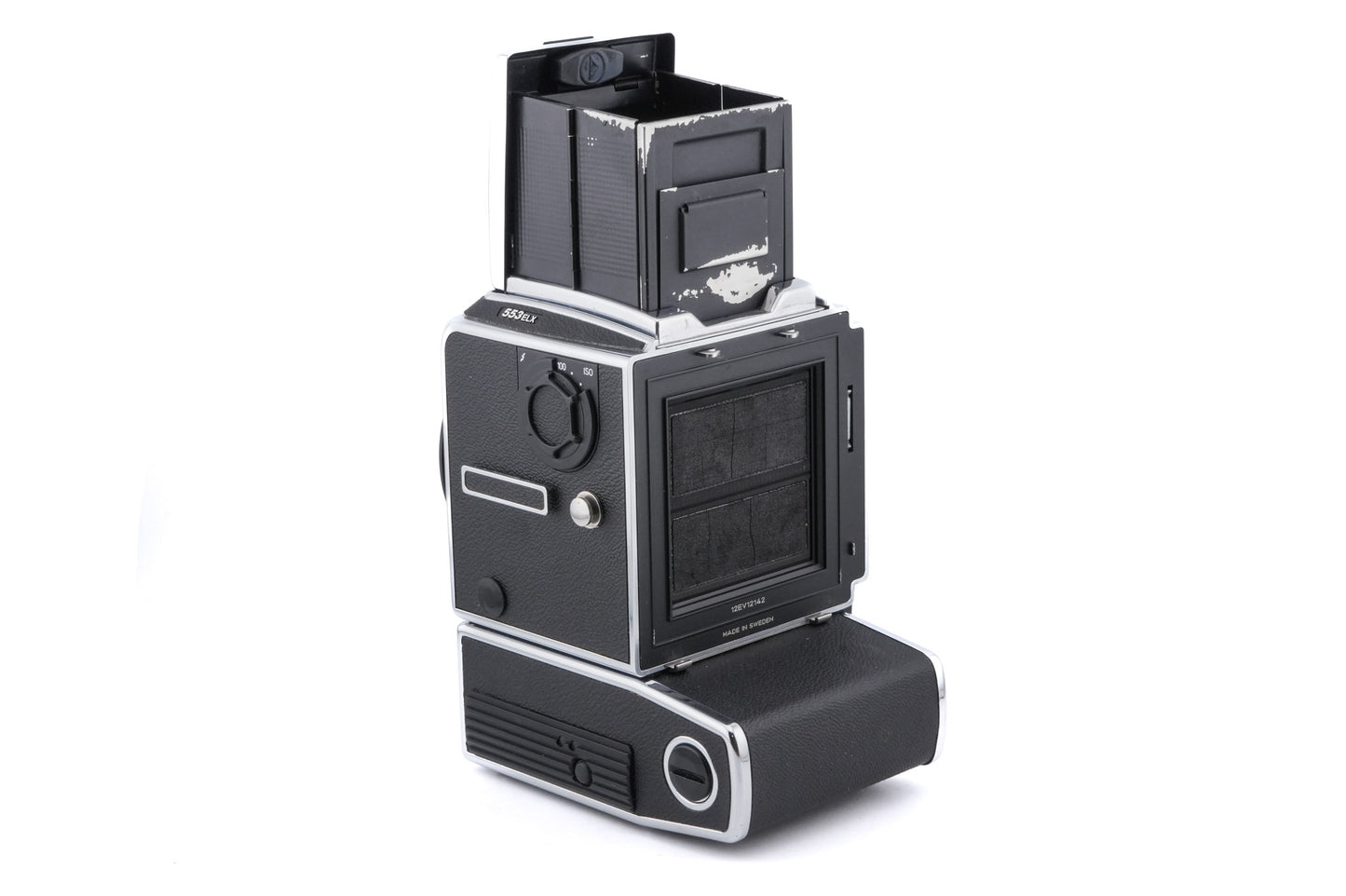 Hasselblad 553ELX (Chrome, 10067) + Waist Level Finder (New / Chrome, 42315) + Standard Focusing Screen (42161)