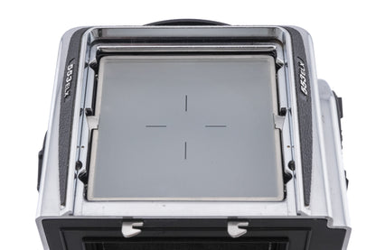 Hasselblad 553ELX (Chrome, 10067) + Waist Level Finder (New / Chrome, 42315) + Standard Focusing Screen (42161)
