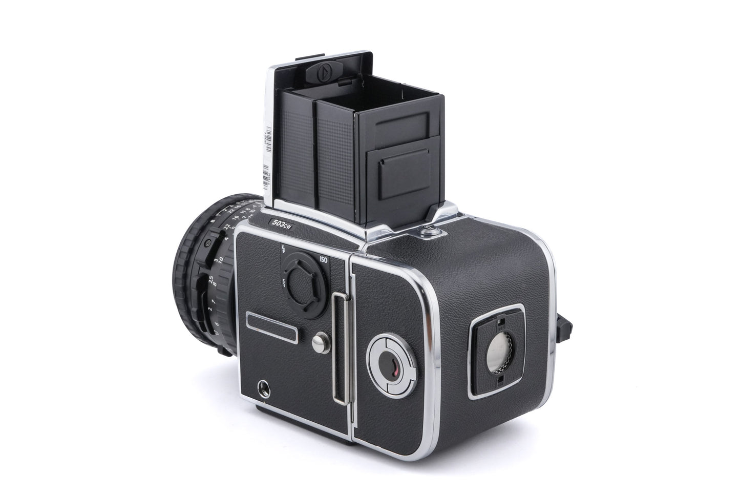 Hasselblad 503CW (10243 / 10246) + 80mm f2.8 Planar T* CB + Waist Level Finder (New / Chrome, 42315) + A12N Film Magazine + Acute Matte Focusing Screen (42165)