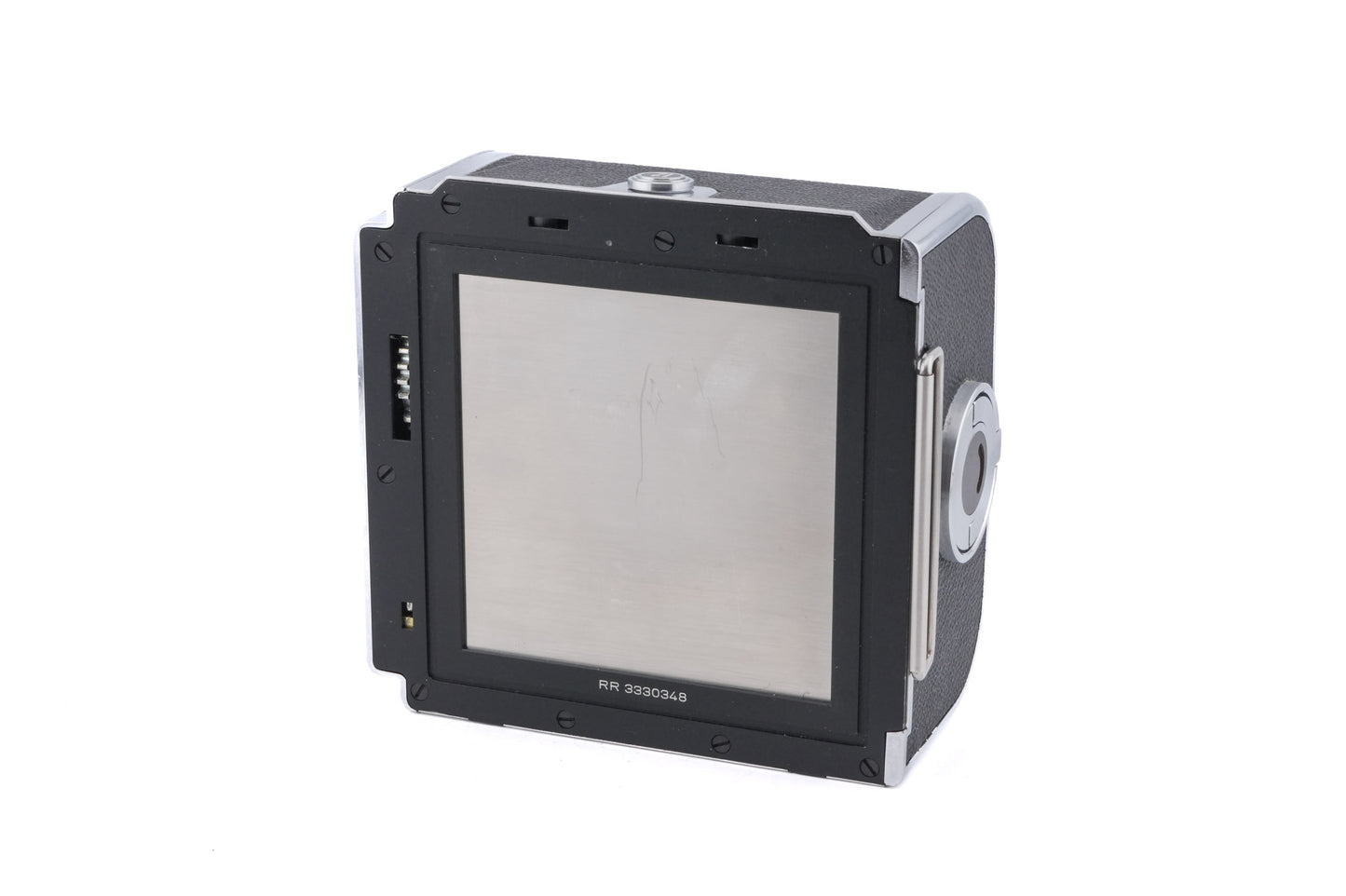 Hasselblad 503CW (10243 / 10246) + 80mm f2.8 Planar T* CB + Waist Level Finder (New / Chrome, 42315) + A12N Film Magazine + Acute Matte Focusing Screen (42165)