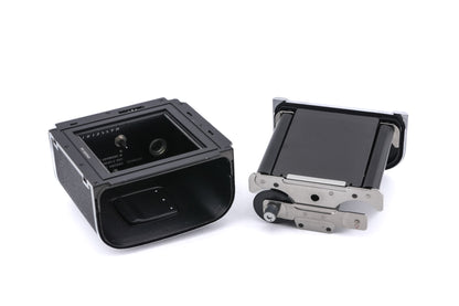 Hasselblad 503CW (10243 / 10246) + 80mm f2.8 Planar T* CB + Waist Level Finder (New / Chrome, 42315) + A12N Film Magazine + Acute Matte Focusing Screen (42165)