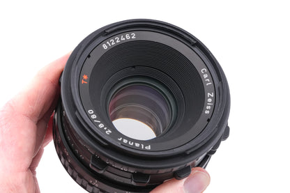 Hasselblad 503CW (10243 / 10246) + 80mm f2.8 Planar T* CB + Waist Level Finder (New / Chrome, 42315) + A12N Film Magazine + Acute Matte Focusing Screen (42165)