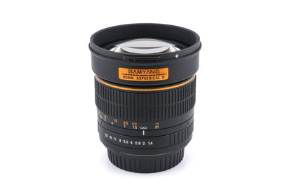 Samyang 85mm f1.4 Aspherical IF