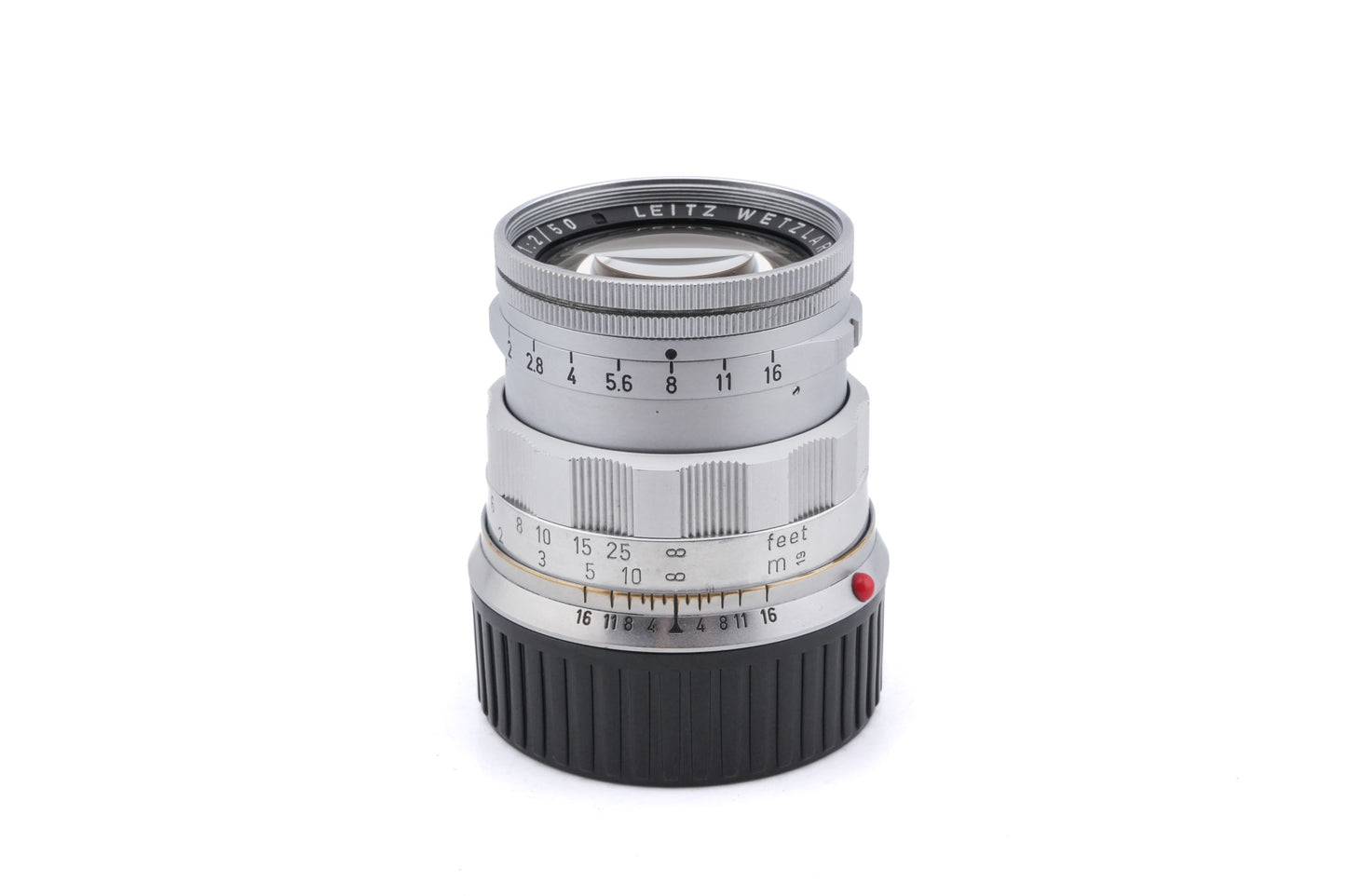 Leica 50mm f2 Summicron (Type II) (Silver, SOOIC-MS / SOSIC / 11118 / 11618 / 11818)