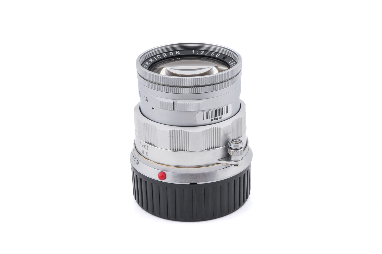 Leica 50mm f2 Summicron (Type II) (Silver, SOOIC-MS / SOSIC / 11118 / 11618 / 11818)