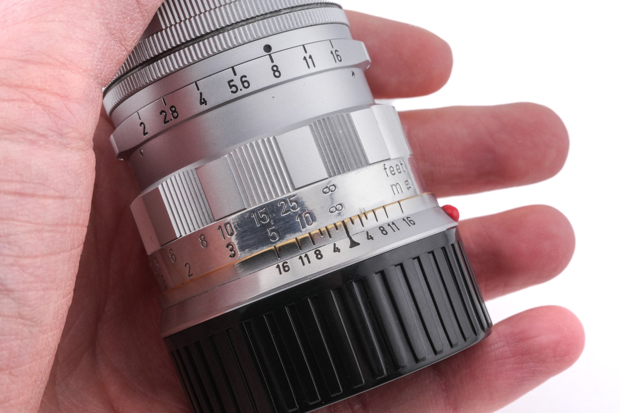 Leica 50mm f2 Summicron (Type II) (Silver, SOOIC-MS / SOSIC