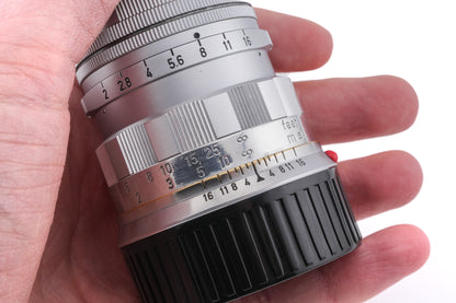 Leica 50mm f2 Summicron (Type II) (Silver, SOOIC-MS / SOSIC / 11118 / 11618 / 11818)
