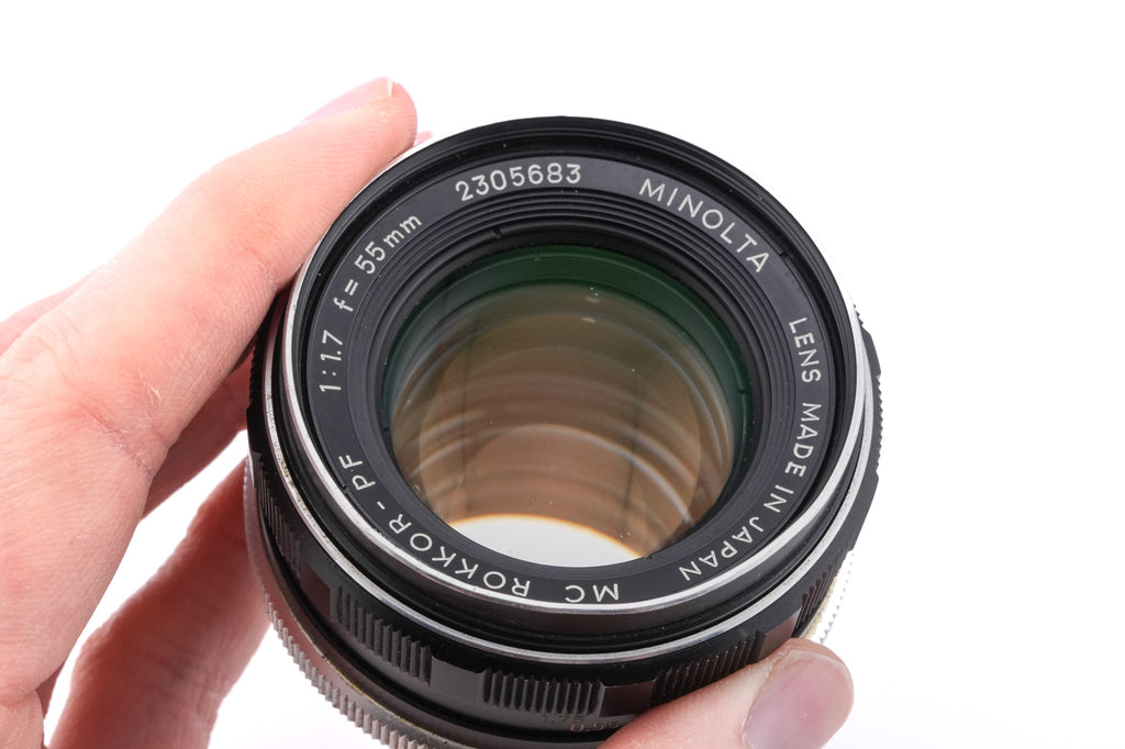Minolta 55mm f1.7 MC Rokkor-PF