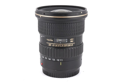 Tokina 11-16mm f2.8 AT-X Pro Aspherical SD IF DX II