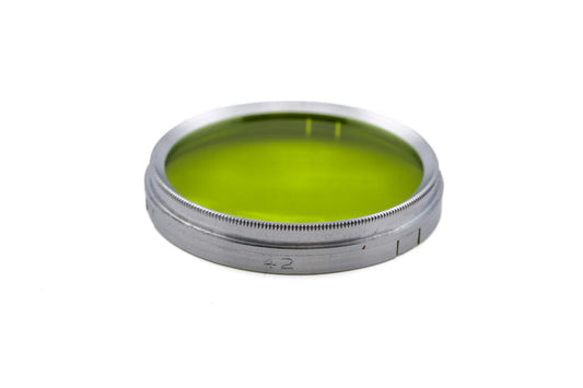 Ceneiplan 42mm Yellow-Green Push-On Filter