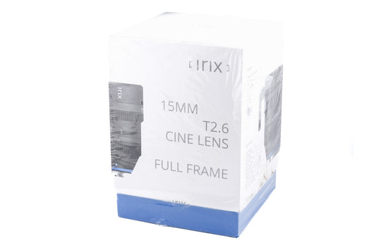 Irix 15mm T2.6 Cine