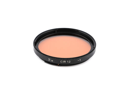 Hasselblad B50 Color Correction Filter 2x CR12 -1 (85A)