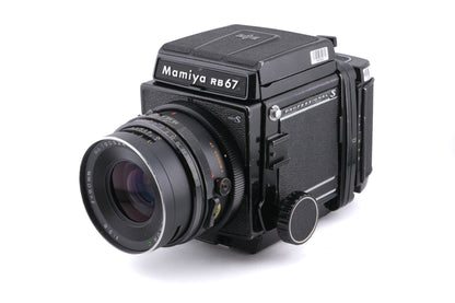 Mamiya RB67 Pro-S + 90mm f3.8 Sekor C + 120 6x7 Pro-S Roll Film Holder + Waist Level Finder
