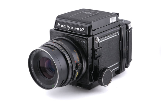 Mamiya RB67 Pro-S + 90mm f3.8 Sekor C + 120 6x7 Pro-S Roll Film Holder + Waist Level Finder