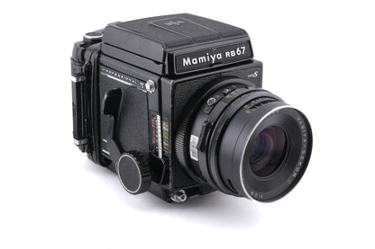 Mamiya RB67 Pro-S + 90mm f3.8 Sekor C + 120 6x7 Pro-S Roll Film Holder + Waist Level Finder