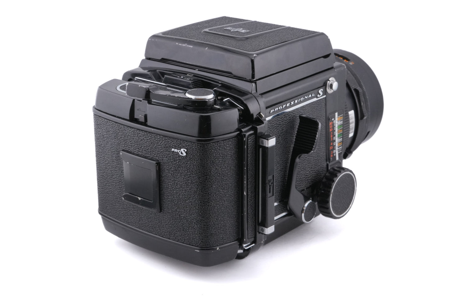 Mamiya RB67 Pro-S + 90mm f3.8 Sekor C + 120 6x7 Pro-S Roll Film Holder + Waist Level Finder