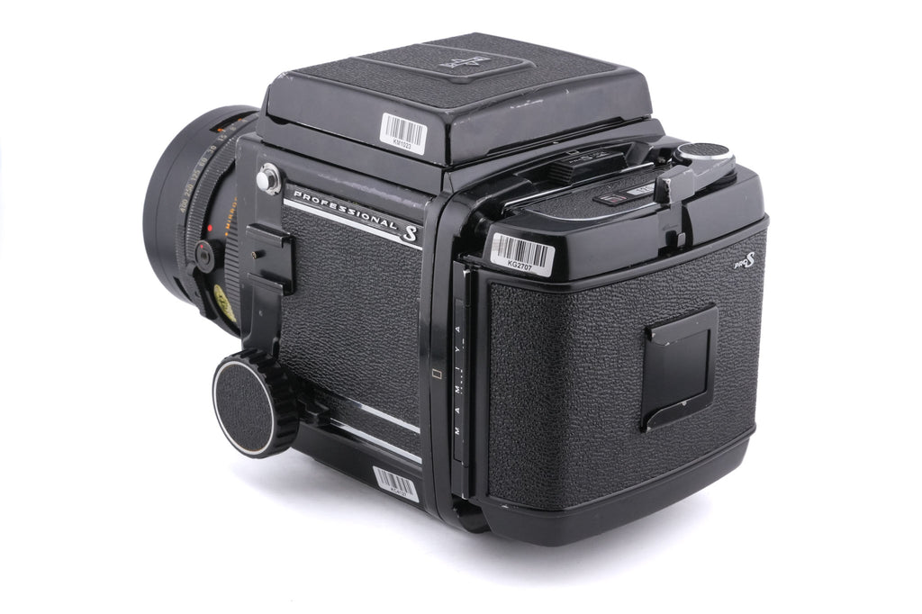 Mamiya RB67 Pro-S + 90mm f3.8 Sekor C + 120 6x7 Pro-S Roll Film Holder + Waist Level Finder