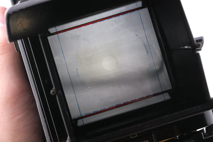 Mamiya RB67 Pro-S + 90mm f3.8 Sekor C + 120 6x7 Pro-S Roll Film Holder + Waist Level Finder