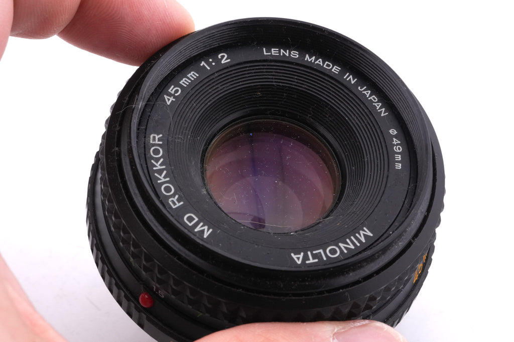 Minolta 45mm f2 MD Rokkor