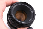 Canon 50mm f1.8 S.C.