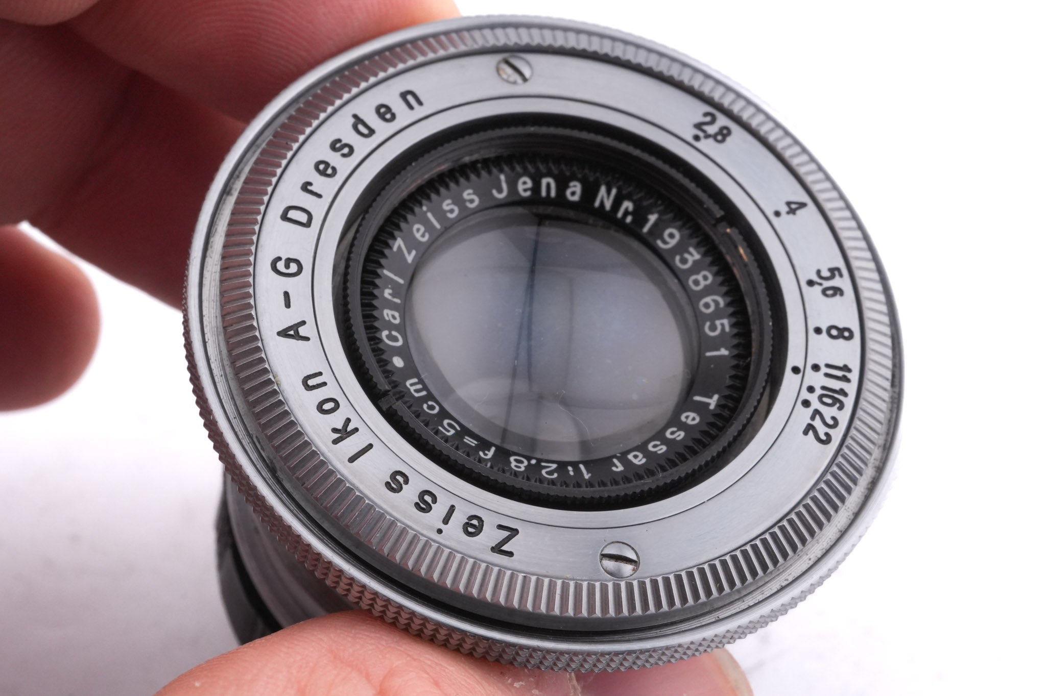 Carl Zeiss 5cm f2.8 Jena Tessar