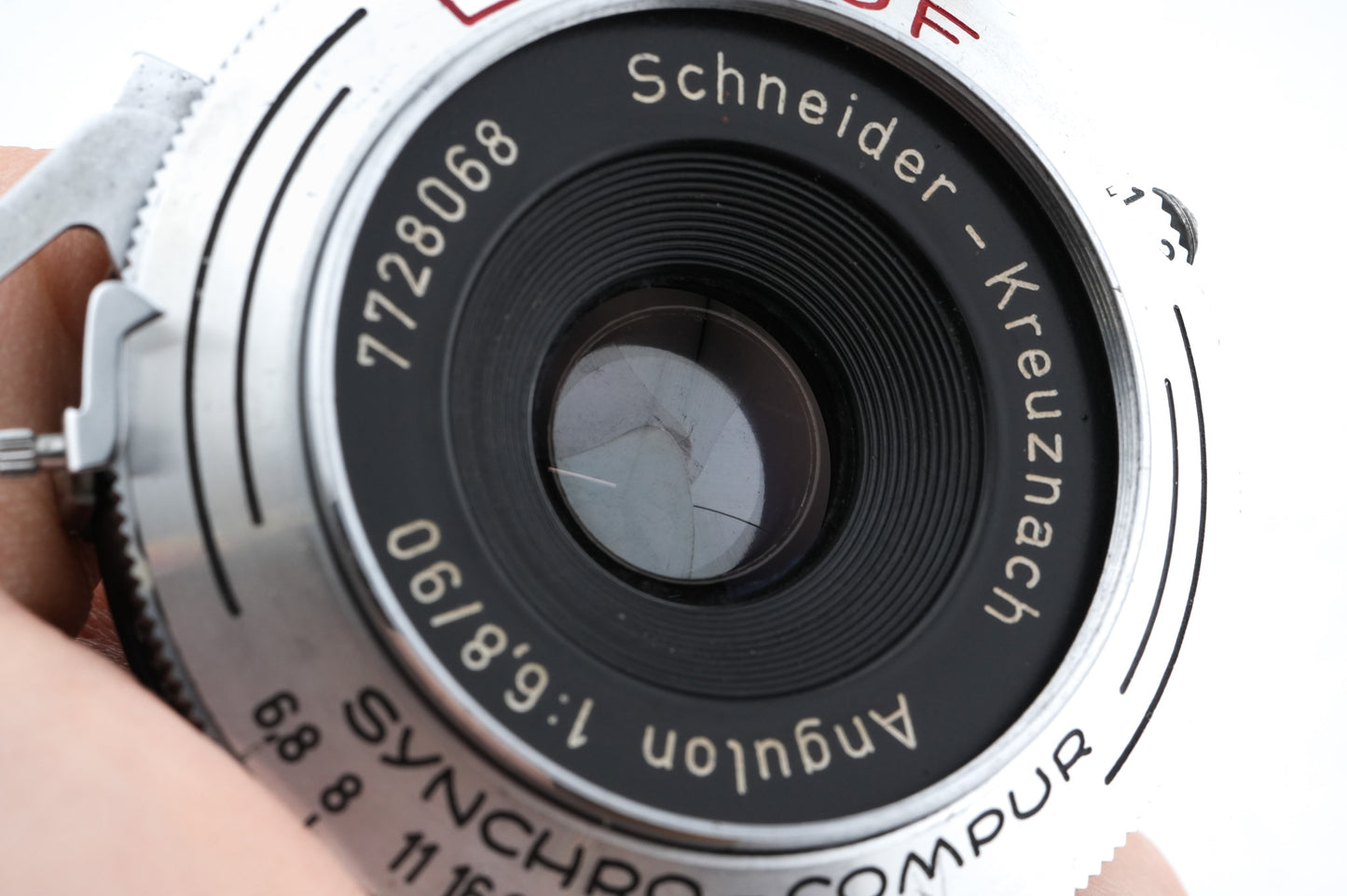 Schneider-Kreuznach 90mm f6.8 Angulon (Shutter)