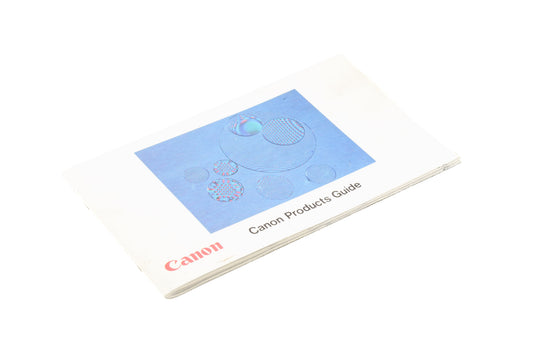 Canon Products Guide