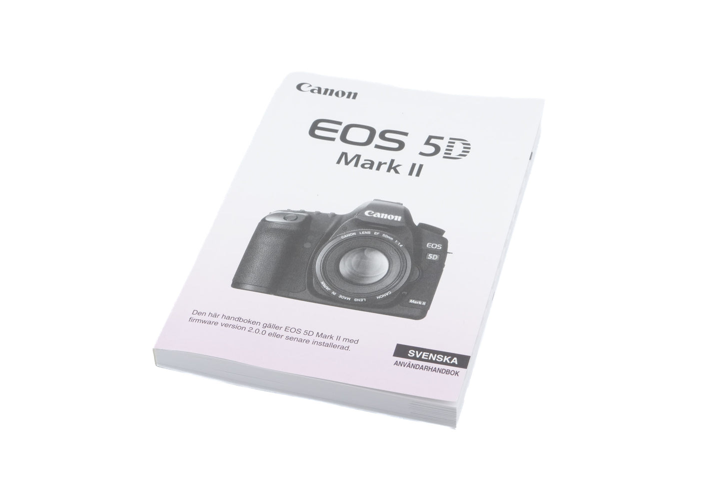 Canon 5D Mark II Instructions