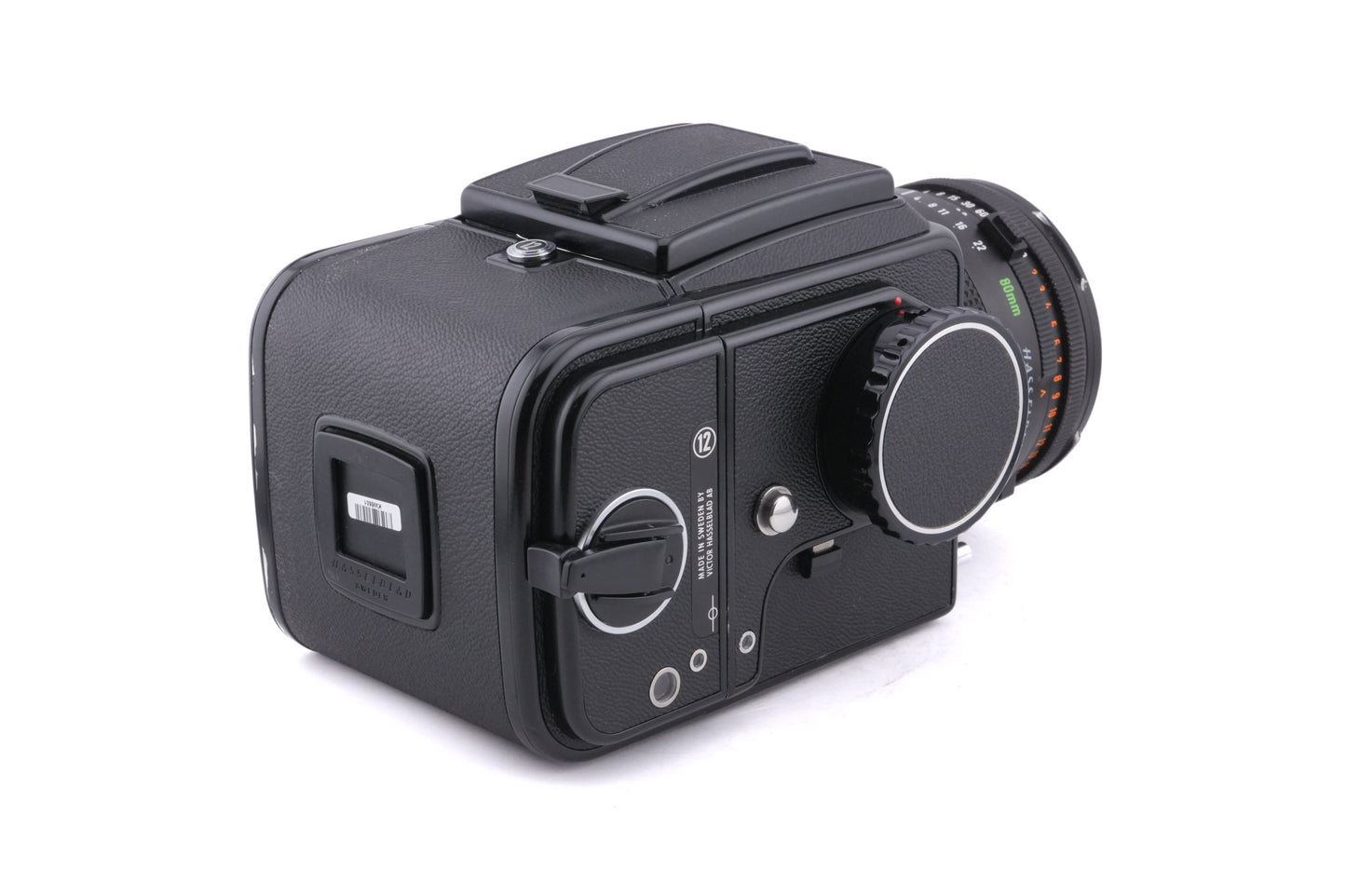 Hasselblad 500C/M (Black, 10170) + 80mm f2.8 Planar T* CF (20029) + Waist Level Finder (New / Black, 42323) + A12N Film Magazine + Standard Focusing Screen (42161)