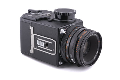 Hasselblad 500C/M (Black, 10170) + 80mm f2.8 Planar T* CF (20029) + Waist Level Finder (New / Black, 42323) + A12N Film Magazine + Standard Focusing Screen (42161)