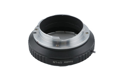 Fotodiox Contax/Yashica - Leica M (C/Y - L/M) Adapter
