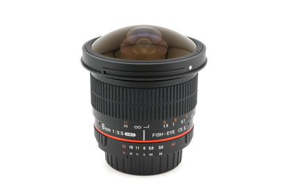 Walimex 8mm f3.5 Fish-Eye CS II UMC