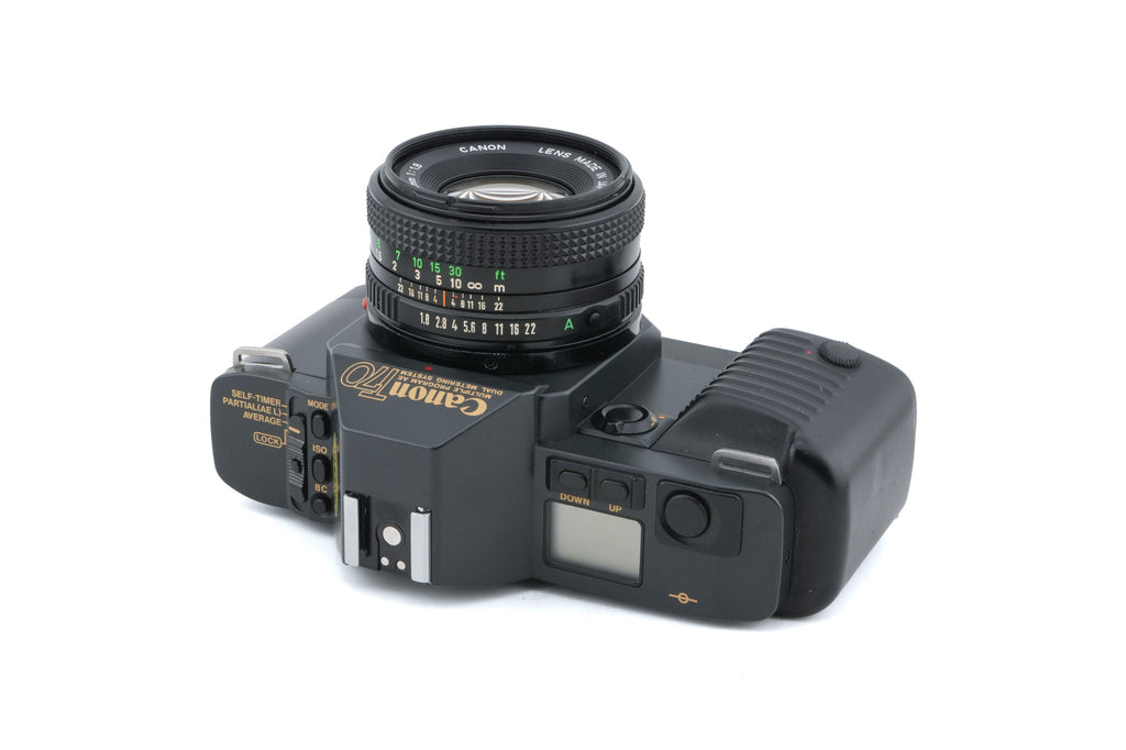 Canon T70 + 50mm f1.8 FDn