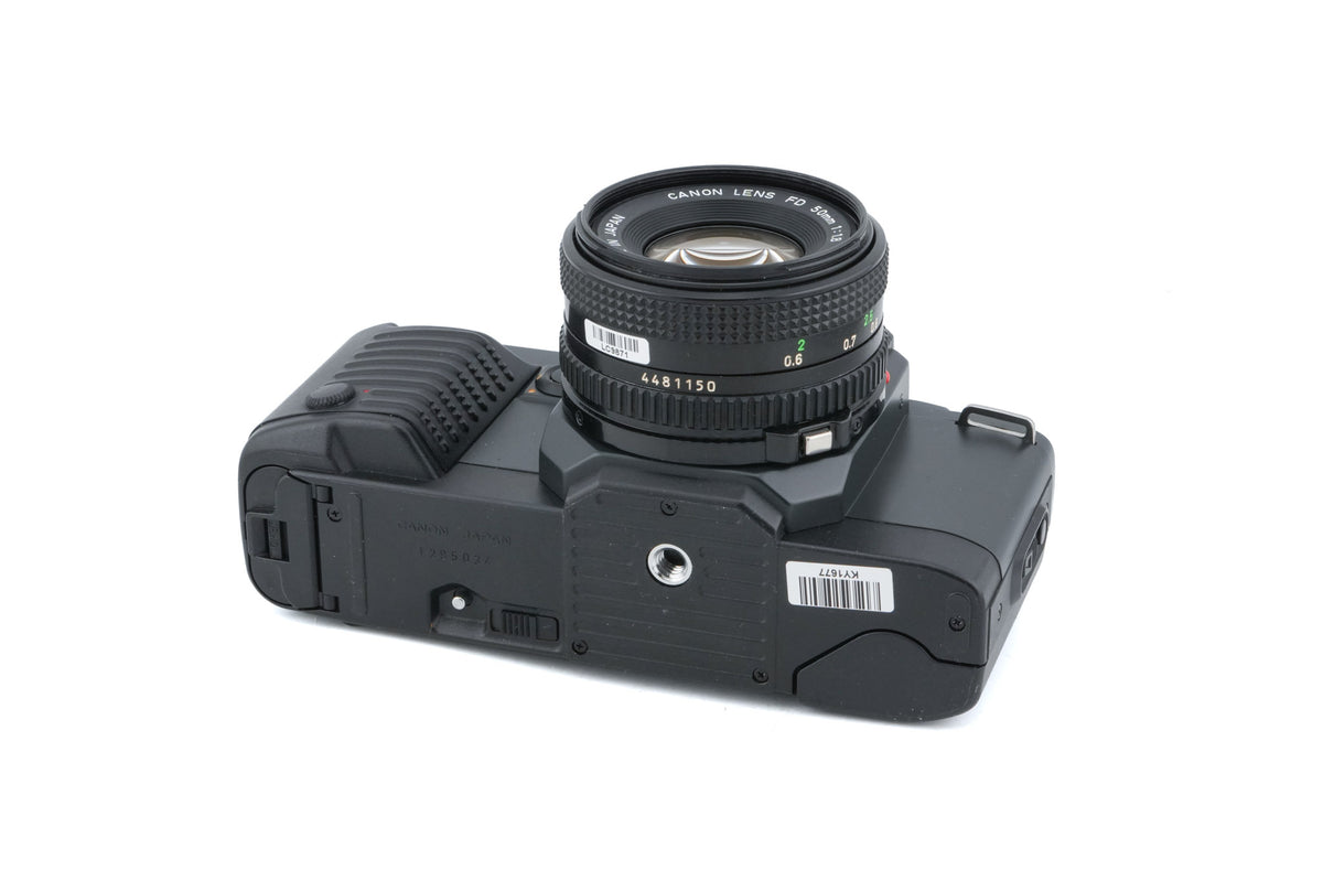 Canon T70 + 50mm f1.8 FDn