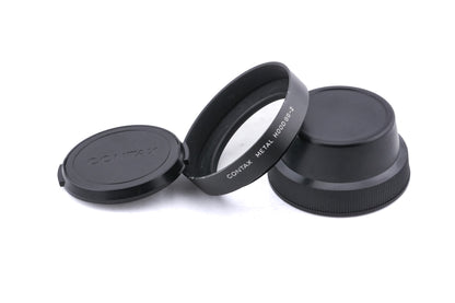 Contax G2 (Black) + 45mm f2 Planar T* (Black) + 28mm f2.8 Biogon T* (Black) + 90mm f2.8 Sonnar T* (Black)