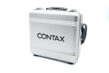 Contax G2 (Black) + 45mm f2 Planar T* (Black) + 28mm f2.8 Biogon T* (Black) + 90mm f2.8 Sonnar T* (Black)