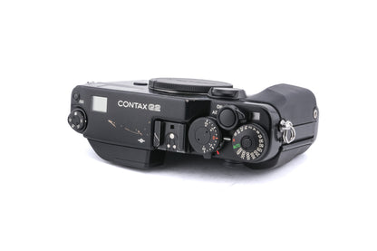 Contax G2 (Black) + 45mm f2 Planar T* (Black) + 28mm f2.8 Biogon T* (Black) + 90mm f2.8 Sonnar T* (Black)