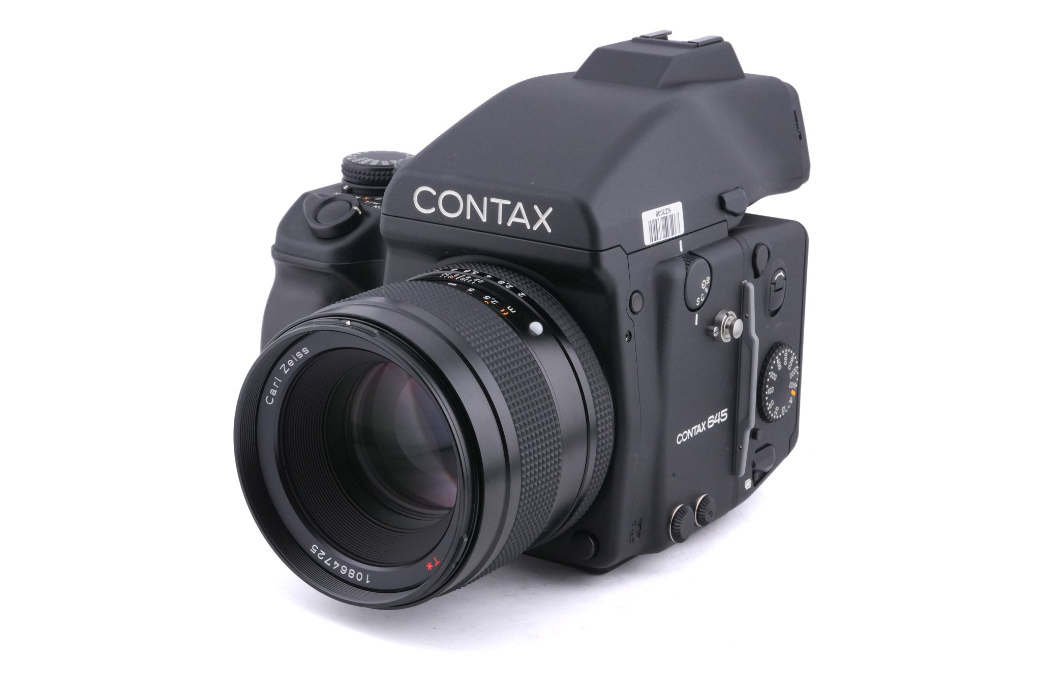 Contax 645 + 80mm f2 Planar T* + MF-1 AE Prism Finder + MFB-1 120/220 Film Back Holder