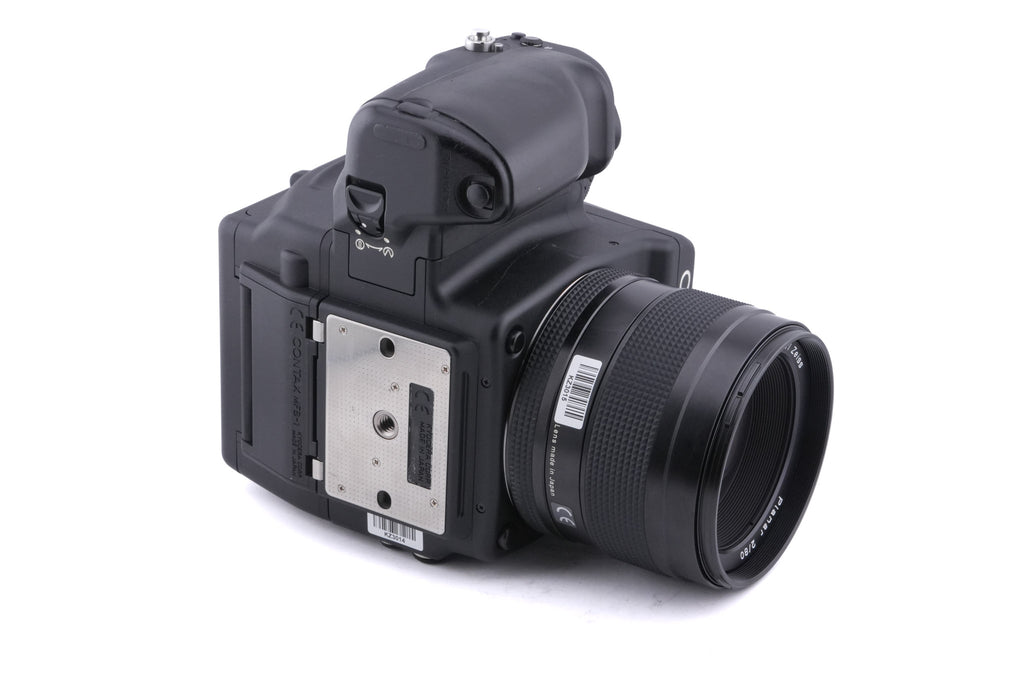 Contax 645 + 80mm f2 Planar T* + MF-1 AE Prism Finder + MFB-1 120/220 Film Back Holder