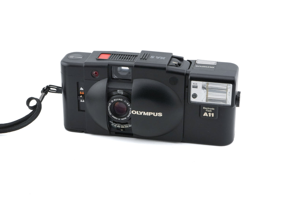 Olympus XA2 (Black) + A11 Electronic Flash