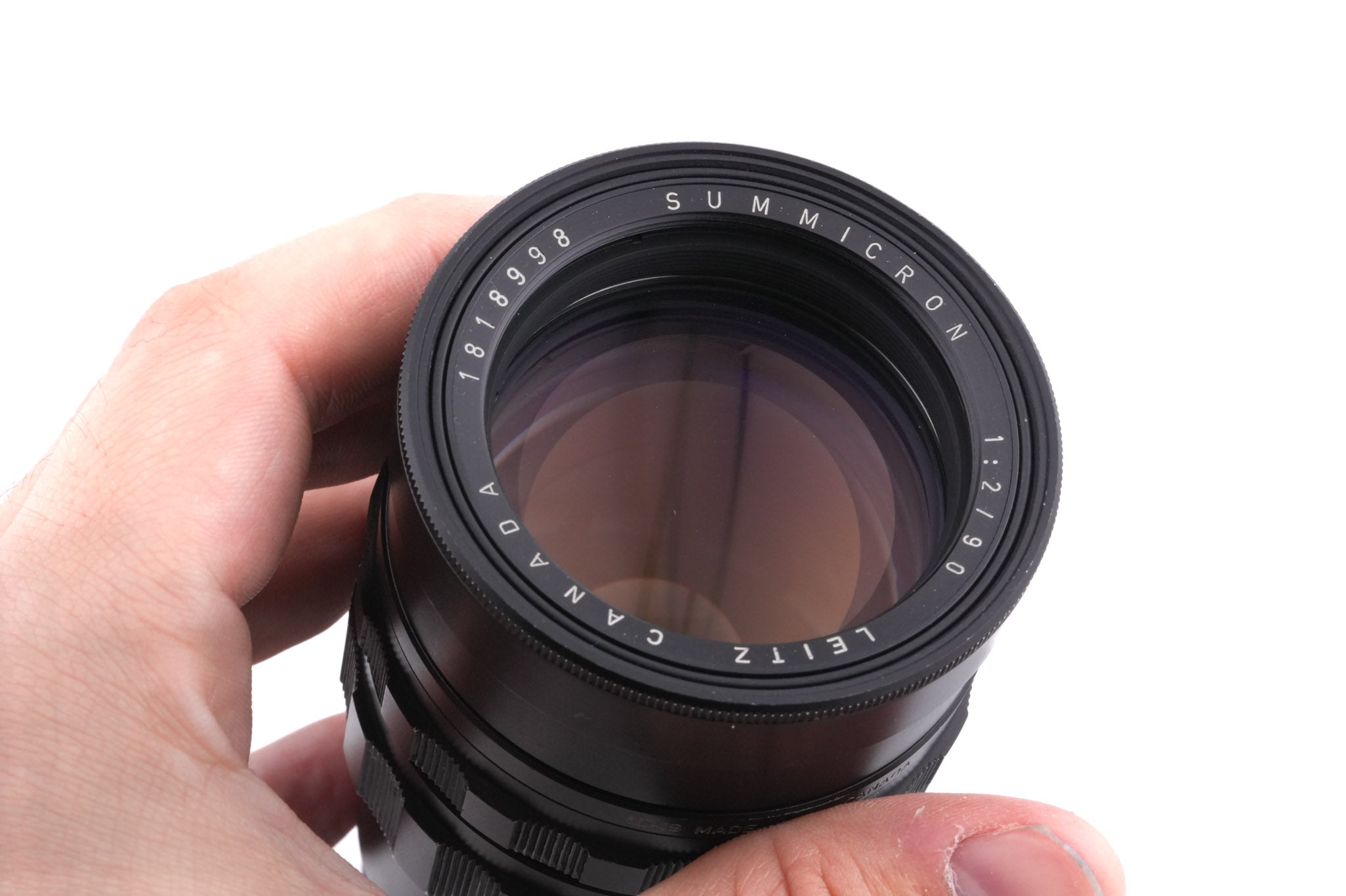 Leica 90mm f2 Summicron (Type II) (Black, SEOOM / 11122)