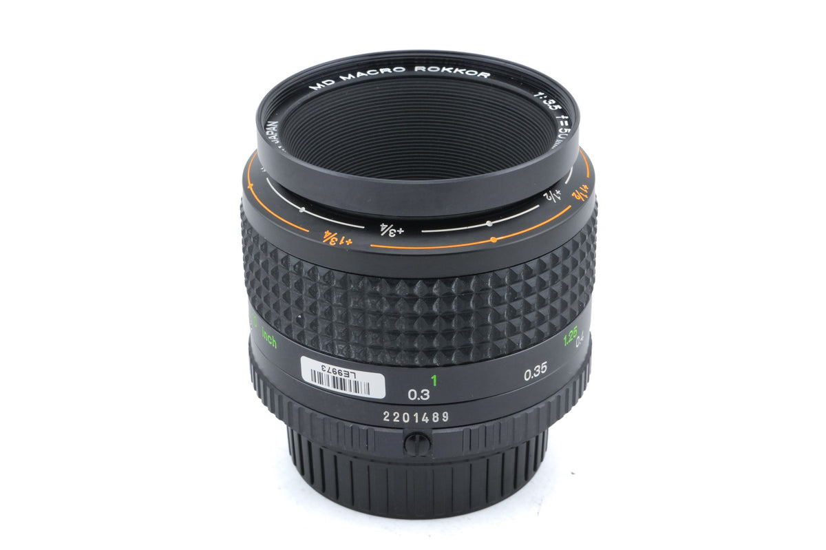 Minolta 50mm f3.5 MD Macro Rokkor