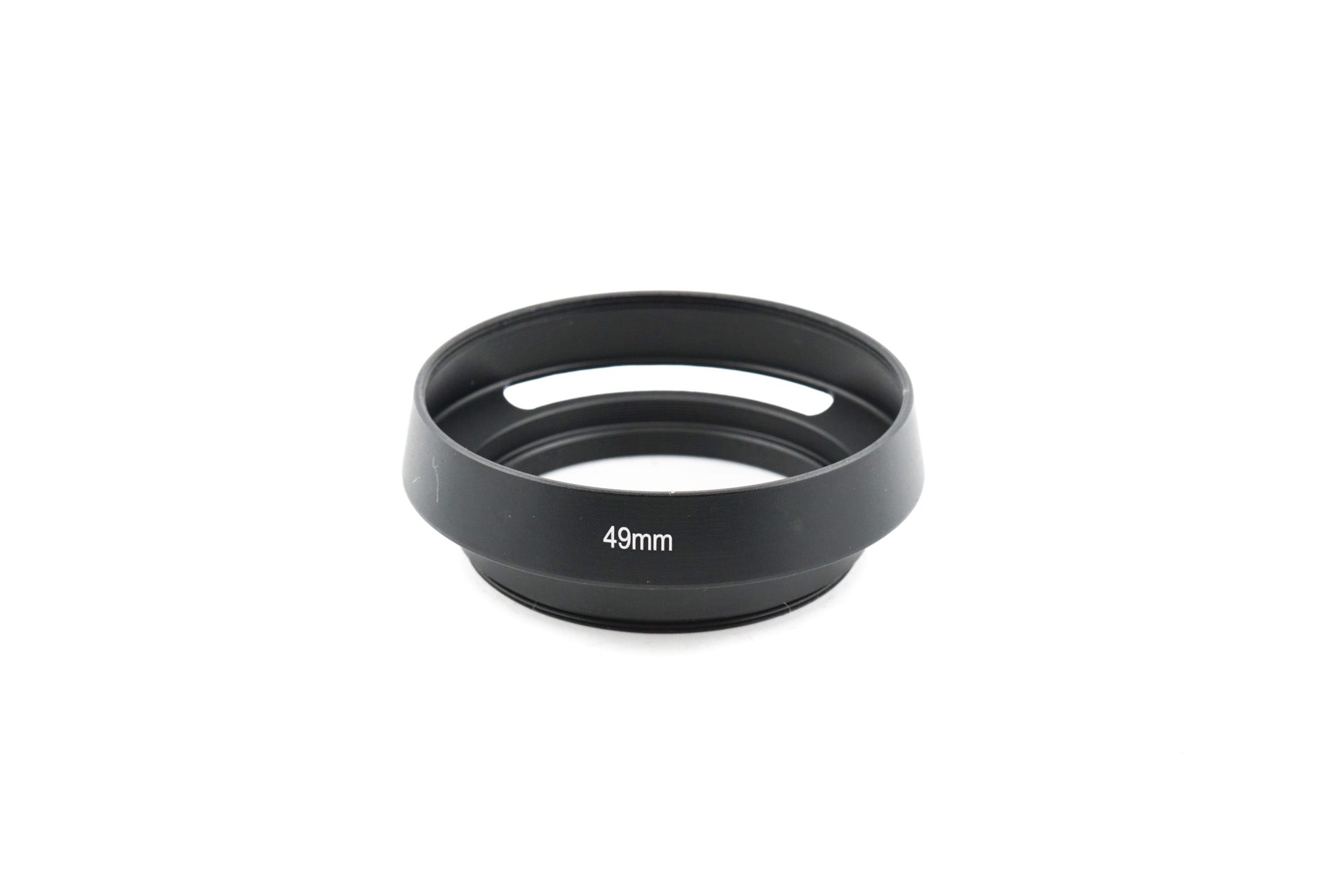 Generic 49mm Vented Metal Lens Hood - Accessory