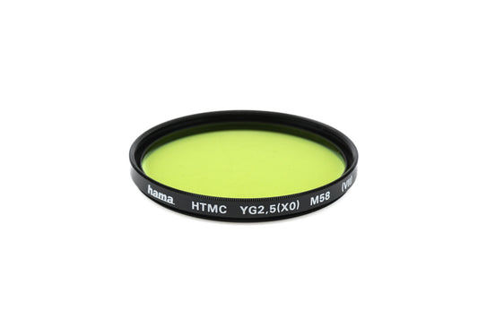Hama 58mm Yellow-Green Filter HTMC YG2.5 (XO) (VII) - Accessory